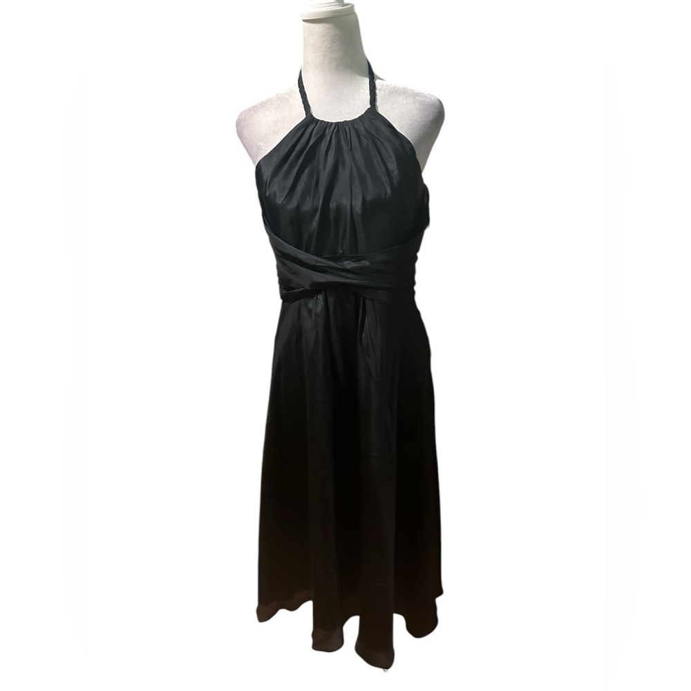Dusk Collection Elegant Black Halter Dress size 6